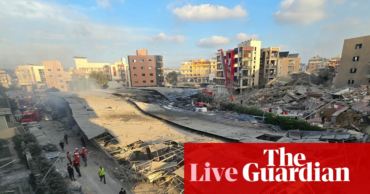 Middle East crisis live: Conflict continues in Lebanon despite Trump hailing Israeli-Hezbollah de-escalation | Lebanon Middle East crisis live: Conflict continues in Lebanon despite Trump hailing Israeli-Hezbollah de-escalation | Lebanon