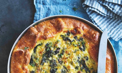 If there are any leftovers from Matt Moran’s silverbeet, leek and gruyere tart, they’re just as good for breakfast