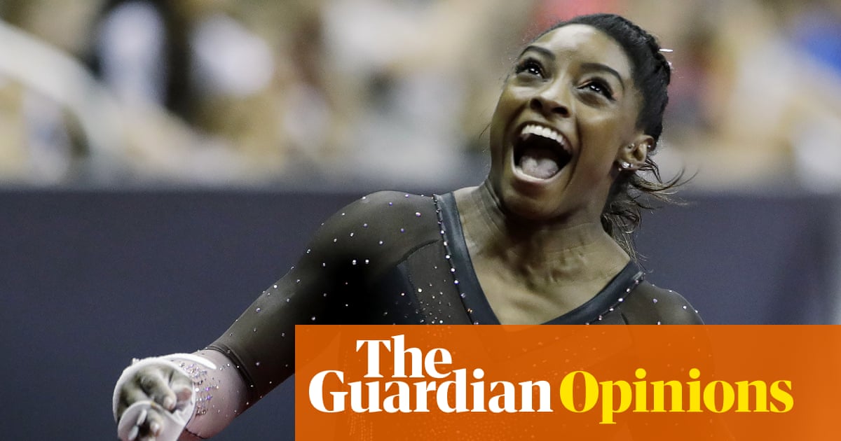How wonderful to watch Simone Biles defiant joy in our dark times | Candice Frederick