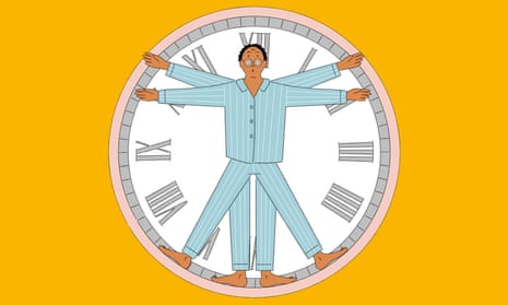 Male biological clock illustration