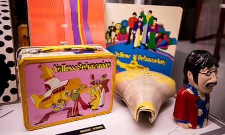 Beatles merch on sale in California.