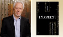 Composite featuring JM Coetzee and his new book
