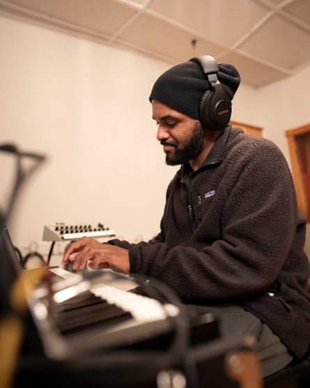 Fortner at work in the studio.