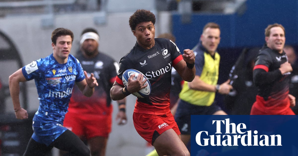 Noah Caluori shows his speed to help Saracens thrash depleted Clermont