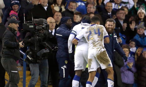 The Leeds United v Derby County game went ahead after much controversy with the Sky TV cameras in situ