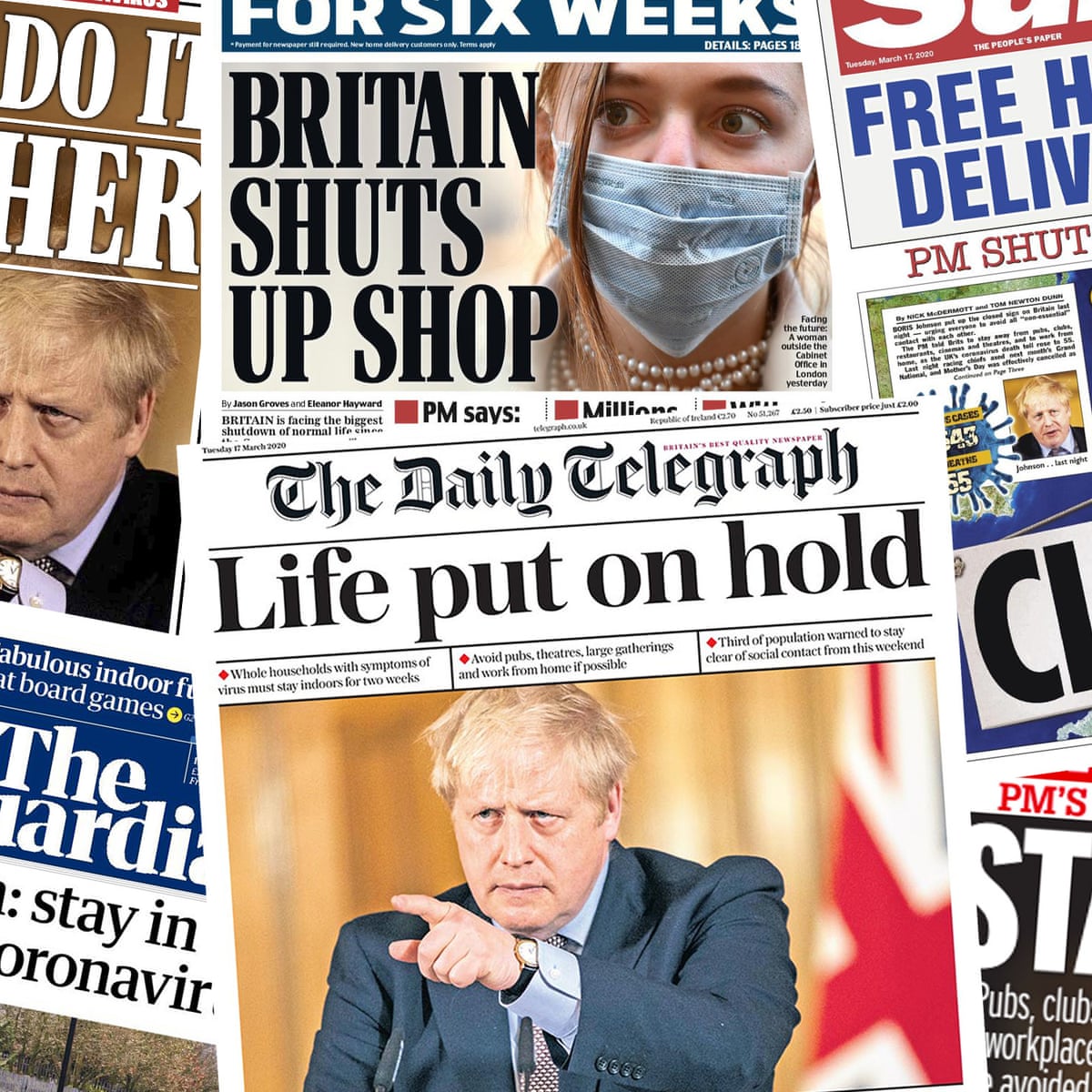 Life Put On Hold What The Papers Say About The Uk Coronavirus Crisis Coronavirus The Guardian Life Put On Hold What The Papers Say About The Uk Coronavirus Crisis Coronavirus The Guardian
