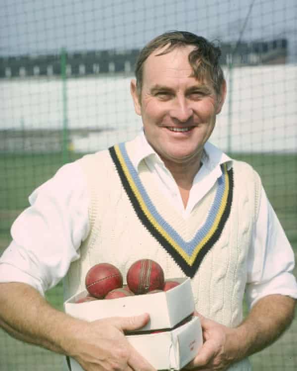 Raymond Illingworth as manager of Yorkshire in 1980.