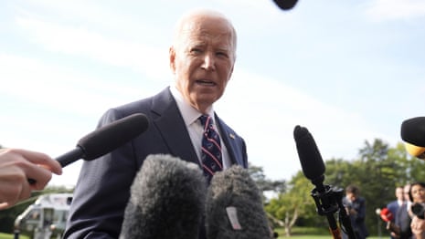 Biden says Secret Service 'needs more help' after second Trump assassination attempt – video 