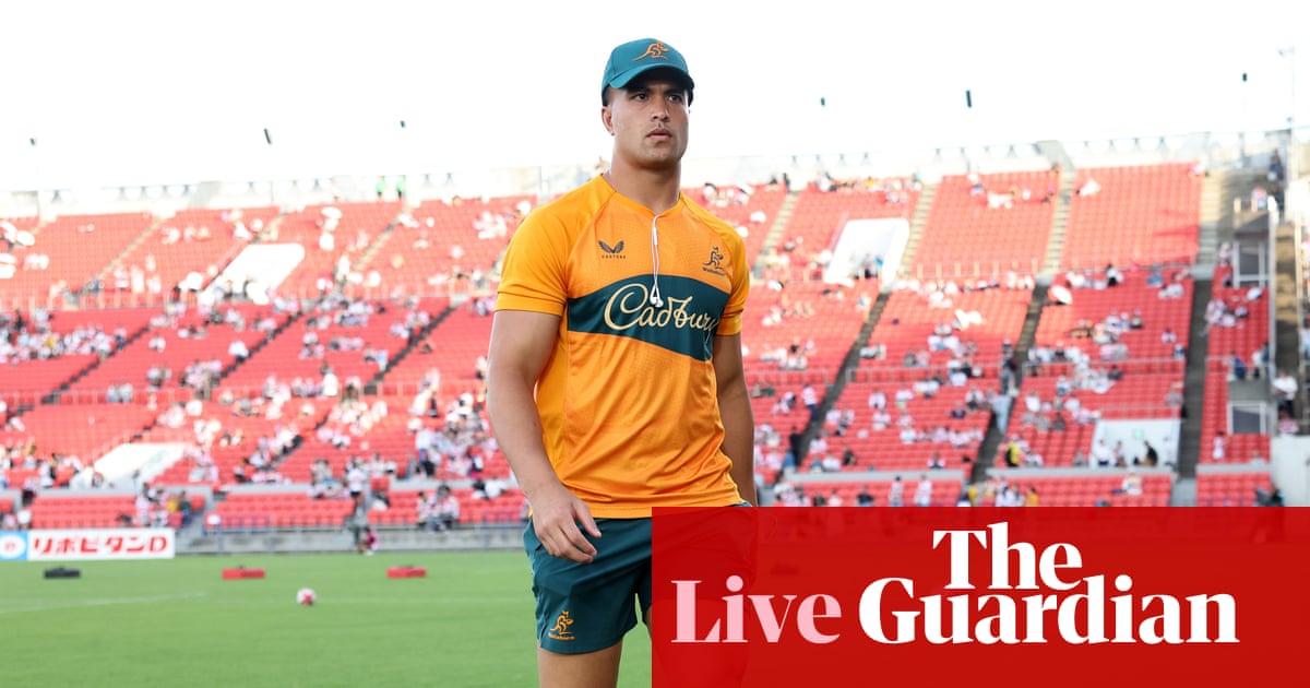 Japan v Australia: rugby union international – live