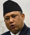 Shisir Khanal, Nepal’s foreign minister.