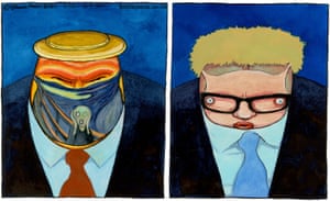 Steve Bell On Johnson And Trump Finally Wearing Masks Cartoon Opinion The Guardian