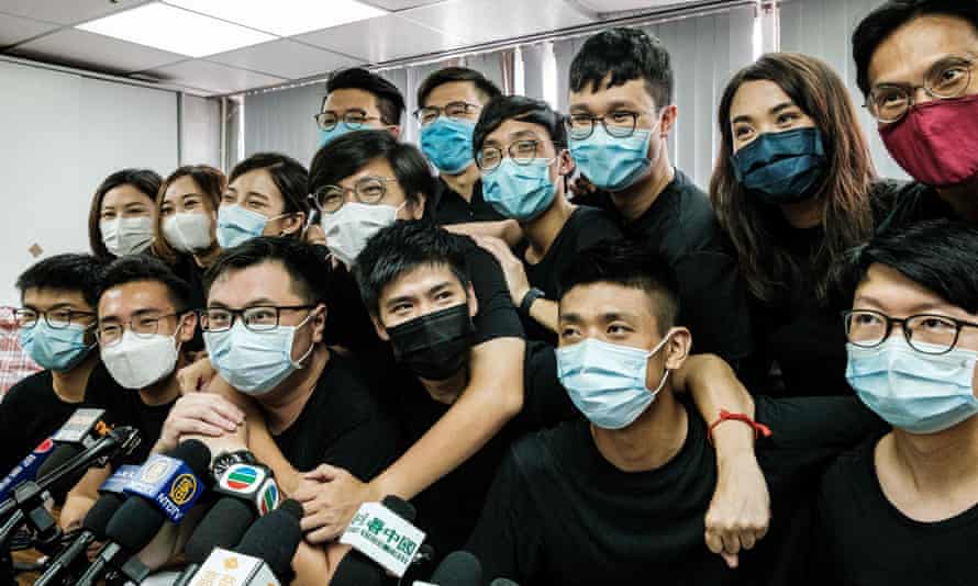 Dozens of Hong Kong pro-democracy figures arrested in sweeping crackdown | Hong Kong | The Guardian