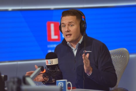 Wes Streeting on LBC this morning.