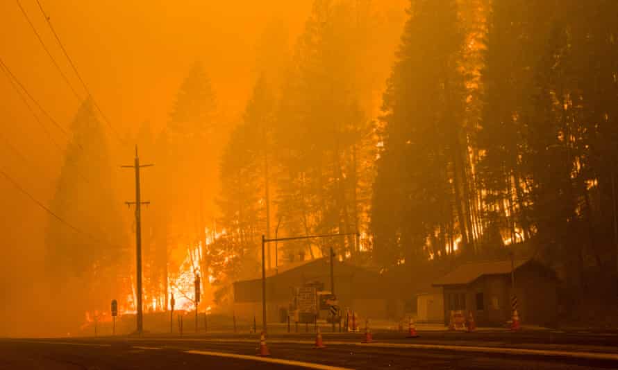 The Dixie fire continues to burn in California.