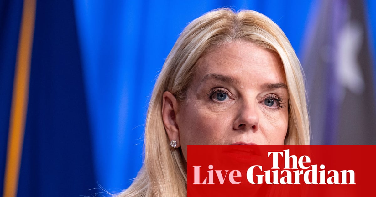 US attorney general vows to appeal dismissal of criminal cases against James Comey and Letitia James – US politics live
