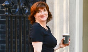 Nicky Morgan arrives at Downing street in June 2015