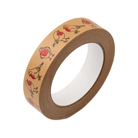 Ruby & Bo Christmas Robin Kraft Paper Tape