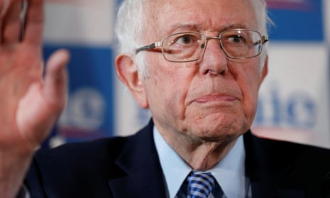 Sanders held a press conference at his campaign office in Burlington, Vermont.