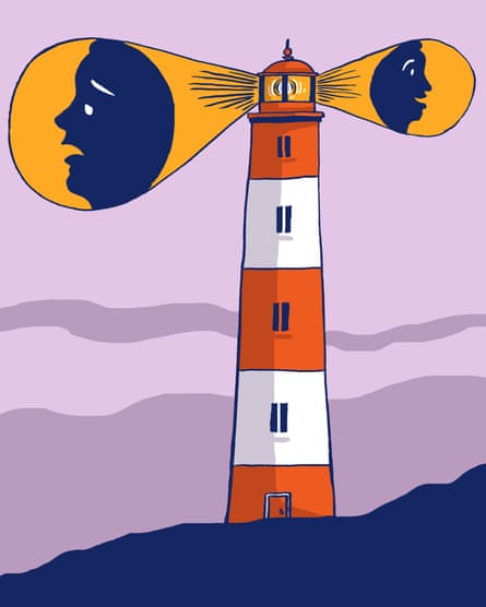 Dom McKenzie 'lighthouse of the mind' illustration