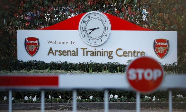 Arsenal's training ground at London Colney in Hertfordshire