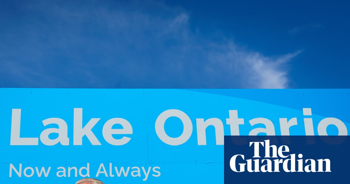 Ontario premier unveils Lake Ontario sign in response to Trump’s ‘Lake America’ order – video