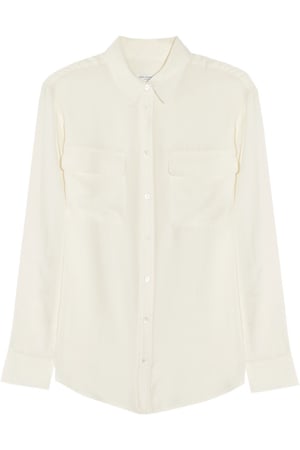 White Signature Shirt, £230 Equipment at Net-a-Porter