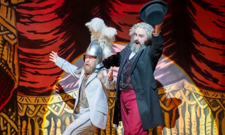 Alasdair Elliott and Roland Wood in Scottish Opera's production of Marx in London!