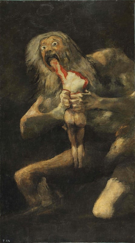 Saturn Devouring His Son by Francisco de Goya.