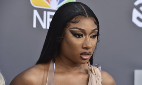 Megan Thee Stallion arrives at the Billboard Music Awards in May.