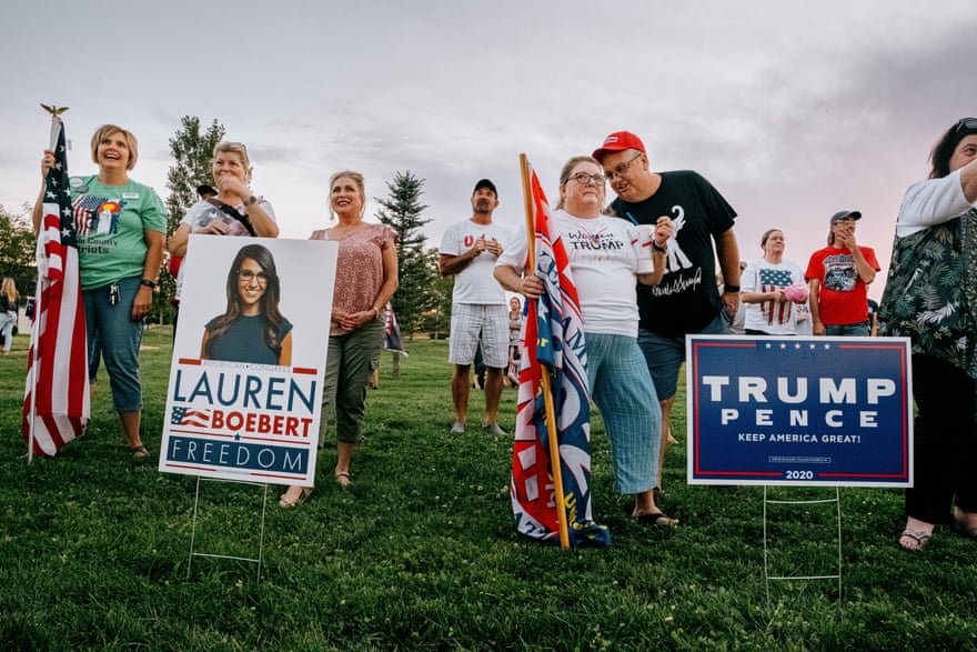 Lauren Boebert canvases her potential district of western Colorado for the 2020 election.