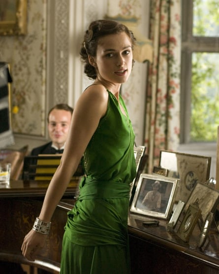 Keira Knightley as Cecilia Tallis in the film of Atonement (2007).