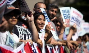 Serenity Usman, 15, attends a campaign event for presidential candidate Elizabeth Warren in Seattle.
