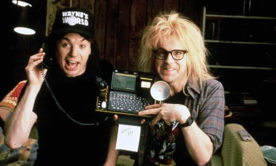 Mike Myers and Dana Carvey in Wayne’s World 