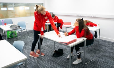 Youngsters being taught as part of the scholarship programme at the Beacon of Ligh