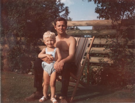 ‘Even though I loved him greatly, I’m a bit guilty about being so terribly upset’ … Adrian as a child with his dad.