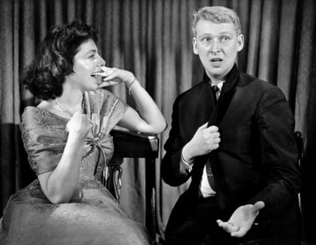 Improv pioneers … Elaine May and Mike Nichols in 1958.
