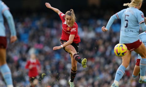 Ella Toone of Manchester United in action
