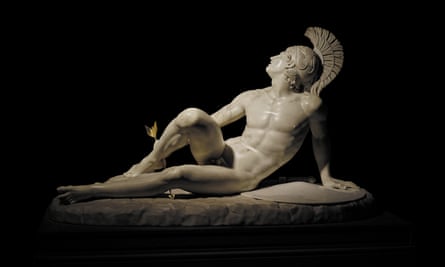Fillippo Albacini’s The Wounded Achilles, part of Troy: Myth and Reality at the British Museum.
