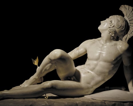 Heel boy … The Wounded Achilles by Fillippo Albacini, in Troy: Myth and Reality.