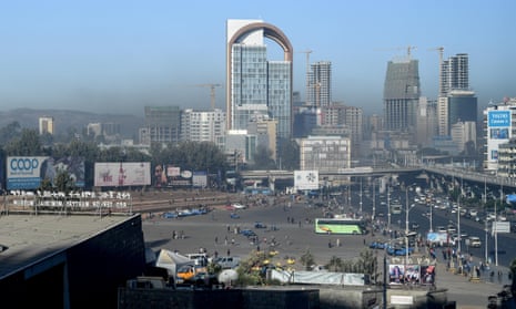 Addis Abeba, Ethiopia. 30th Jan, 2019. Meskel Square in the Ethiopian capital Addis Ababa. 