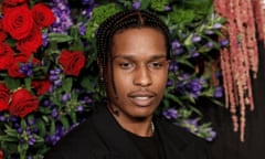 A$AP Rocky in New York in 2019. The musician left court in Los Angeles on Monday without making a statement.