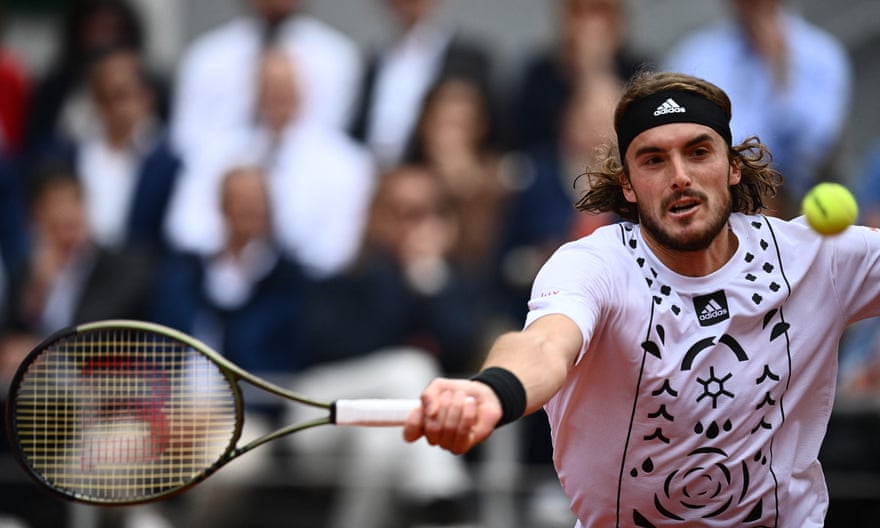 Stefanos Tsitsipas had no answer to Holger Rune’s deep returns and delicate drop shots.