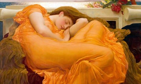 Detail of Flaming June by Frederic Leighton, 1895.
