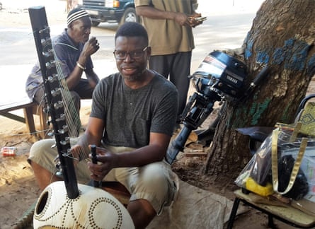 Learning to play the Kora in Banjul 14.11.19