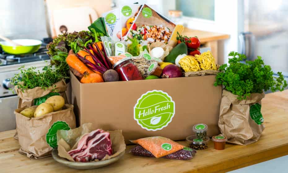 A HelloFresh delivery