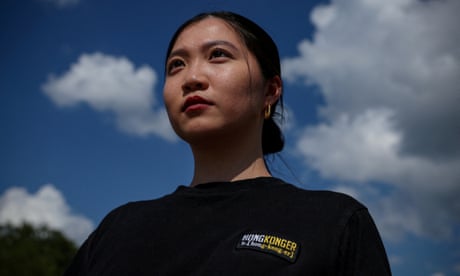 Anna Kwok, a Washington based Hong Kong activist.