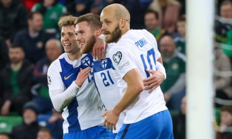 Lacklustre Northern Ireland lose to Finland in blow to Euro 2024 hopes