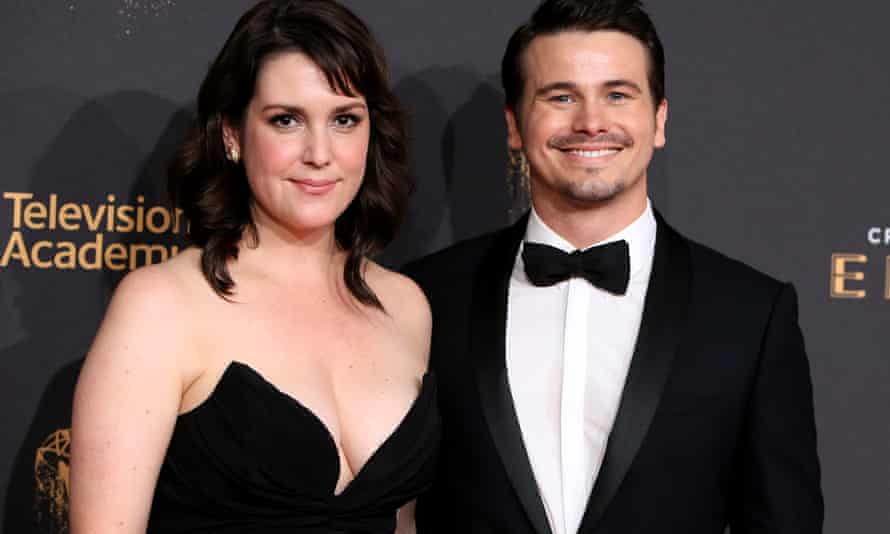 Lynskey with her husband, the actor Jason Ritter.