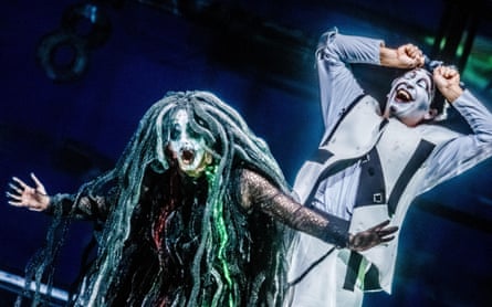 Schager as Parsifal with Claudia Mahnke as Kundry in a performance at the State Opera House in Hamburg.
