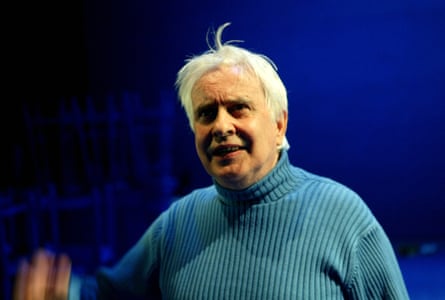 Peter Gill directing Scenes from the Big Picture at the National Theatre, London, in 2003.